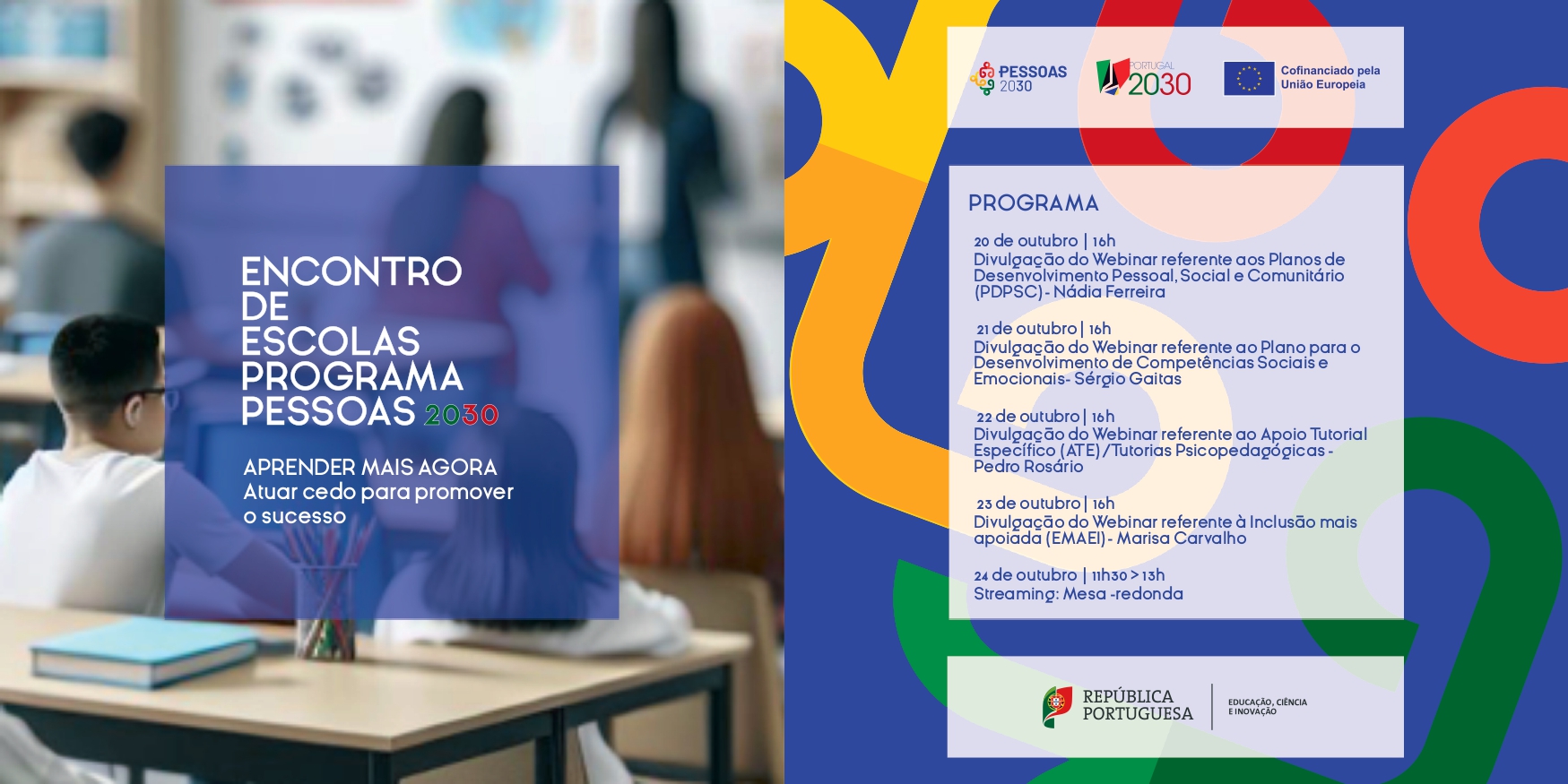 Encontro de Escolas / Programa PESSOAS 2030