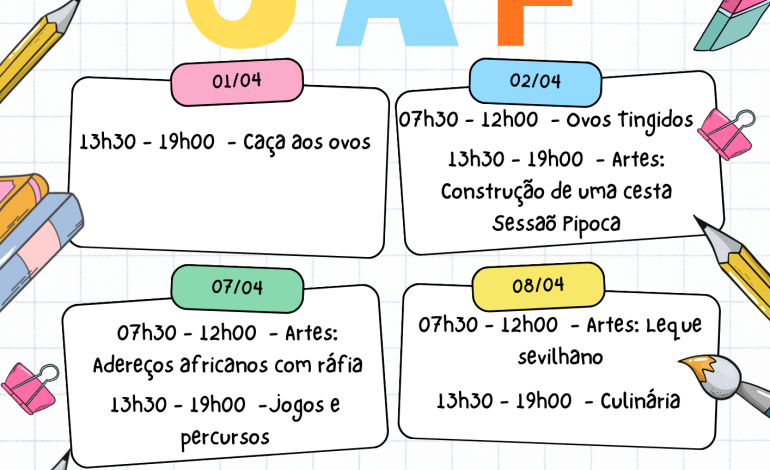 CAF (componente de apoio à família) – EB de Arreigada