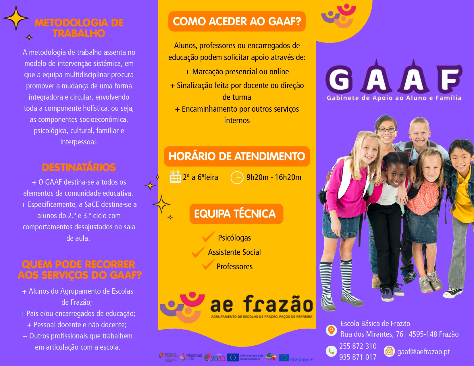GAAF – Gabinete de Apoio ao Aluno e à Família